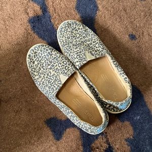 Toms leopard print shoes size 5.5